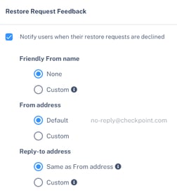 Restore-Request-Feedback