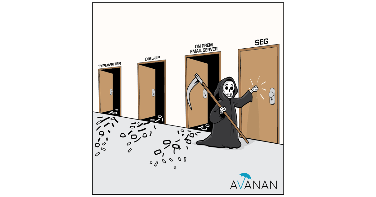 Avanan Comics | When Death Comes Knocking